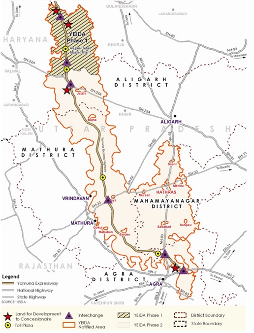 yamuna-expressway-location-map